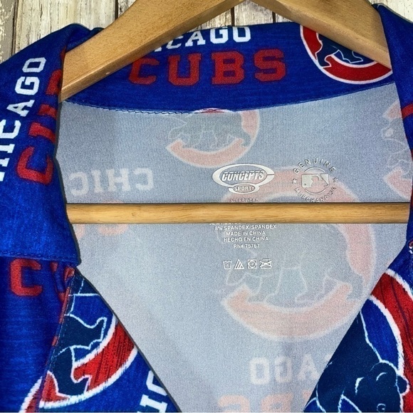 NWT MLB Chicago Cubs Women’s Sleep Button Up - Picture 4 of 5